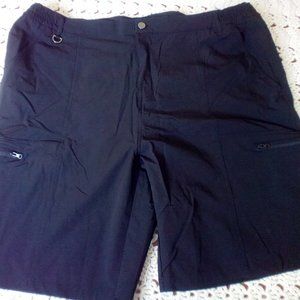 mens golf shorts black bermuda cargo